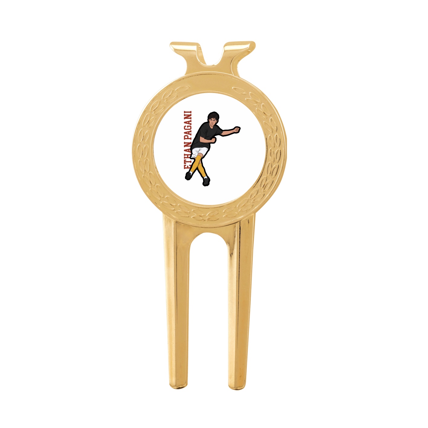 Divot Tool with Ball Marker — Name Vertical in Classic