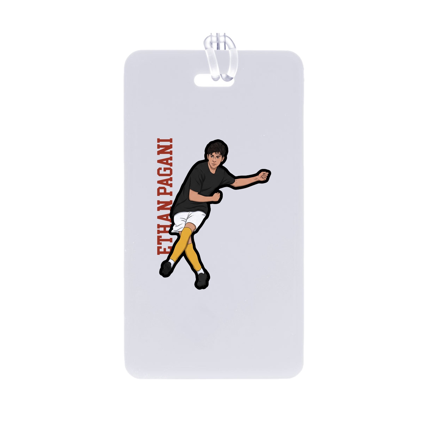 Bag Tag — Name Vertical in Classic