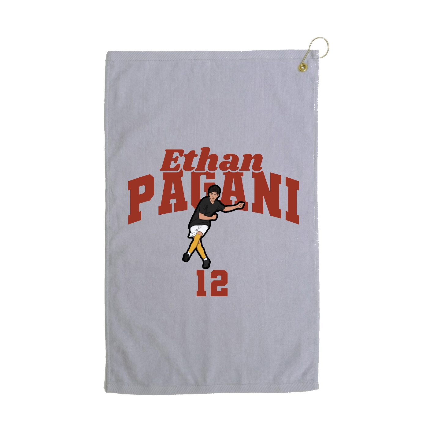 Golf Towel — Signature Arch in Grey