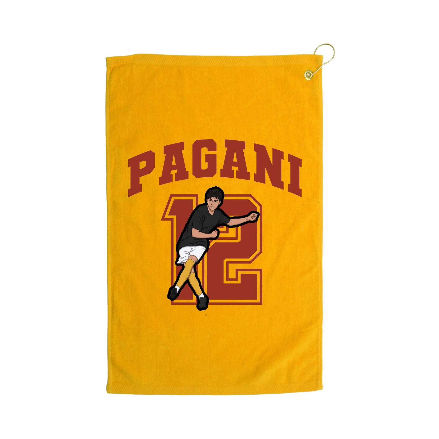 Golf Towel — Number in Gold