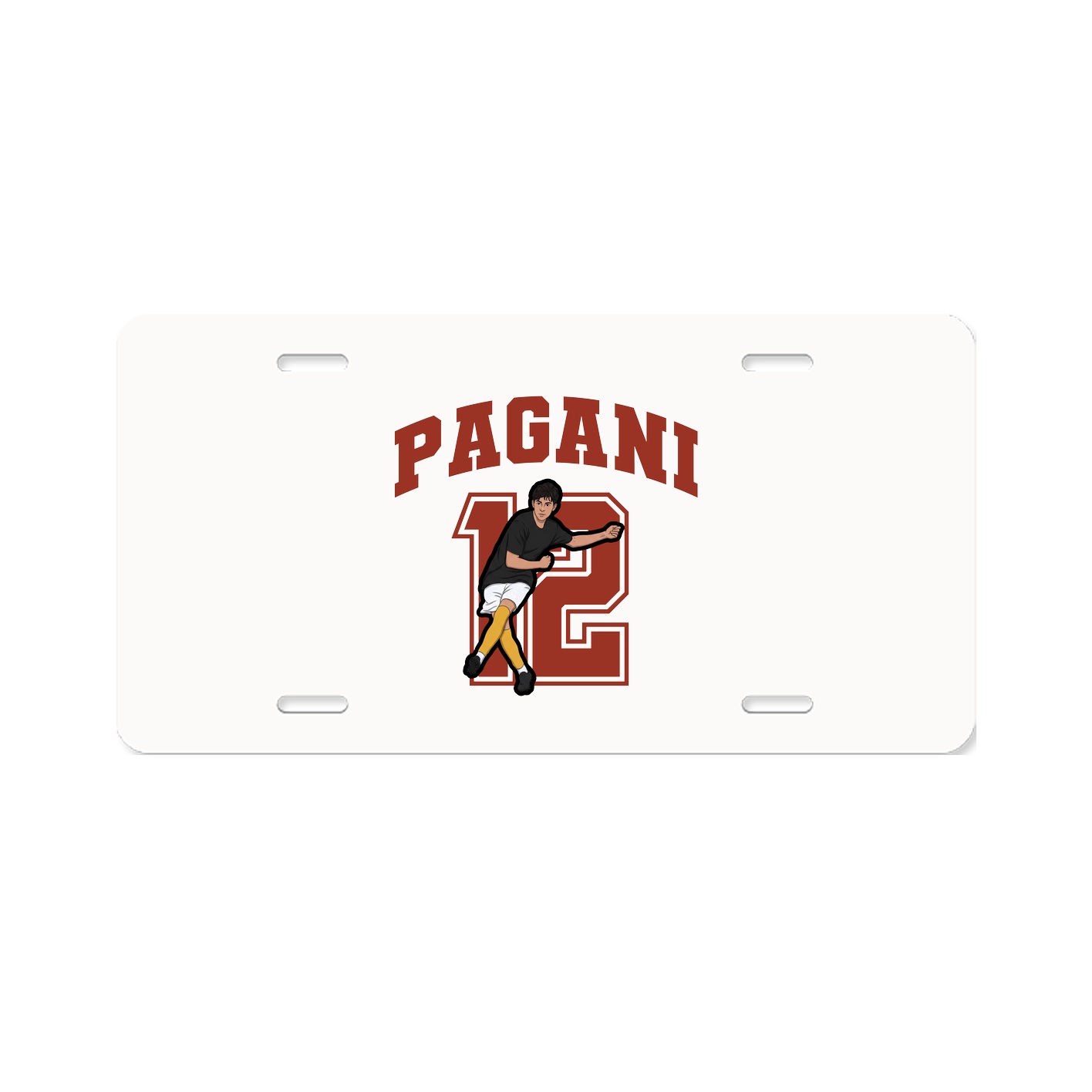 License Plate — Number in Classic