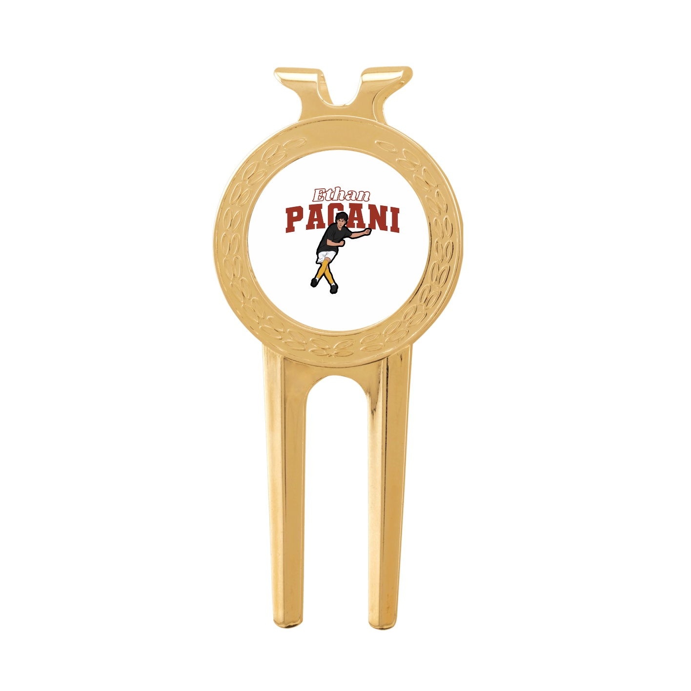 Divot Tool with Ball Marker — Name Arch in Classic