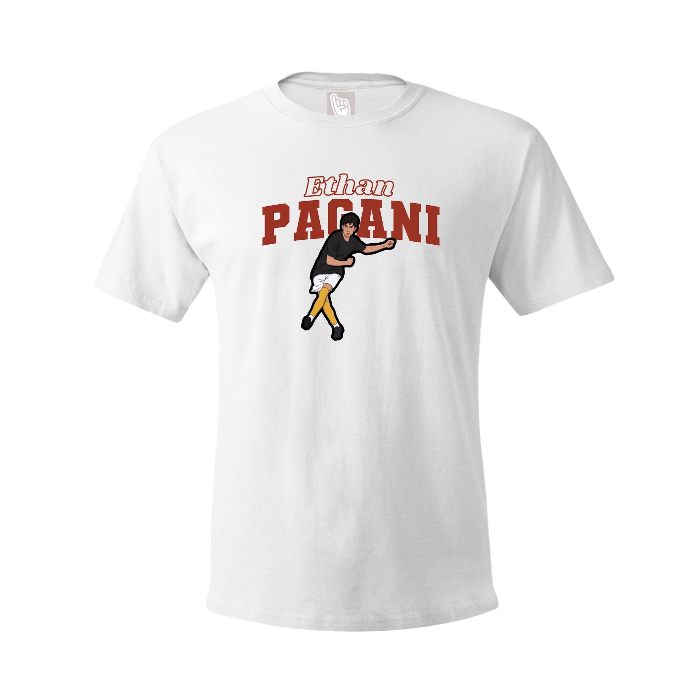 Tee — Name Arch in White