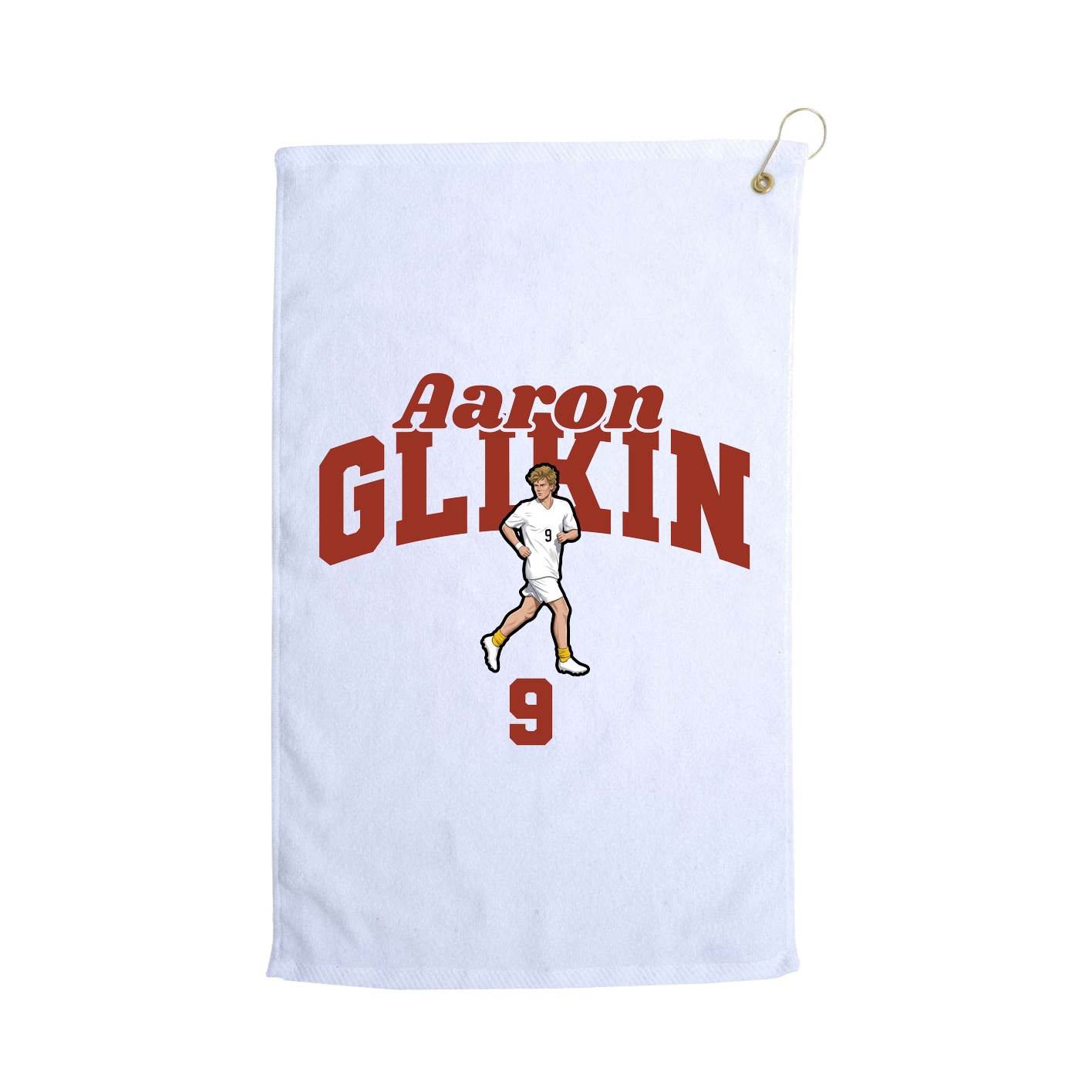Golf Towel — Signature Arch in White
