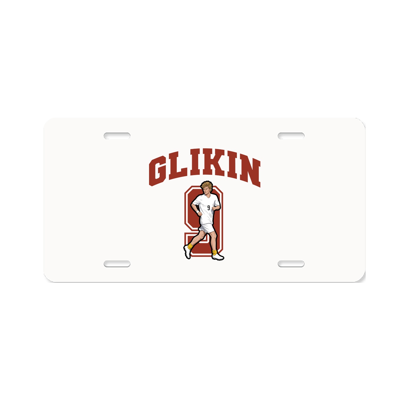 License Plate — Number in Classic