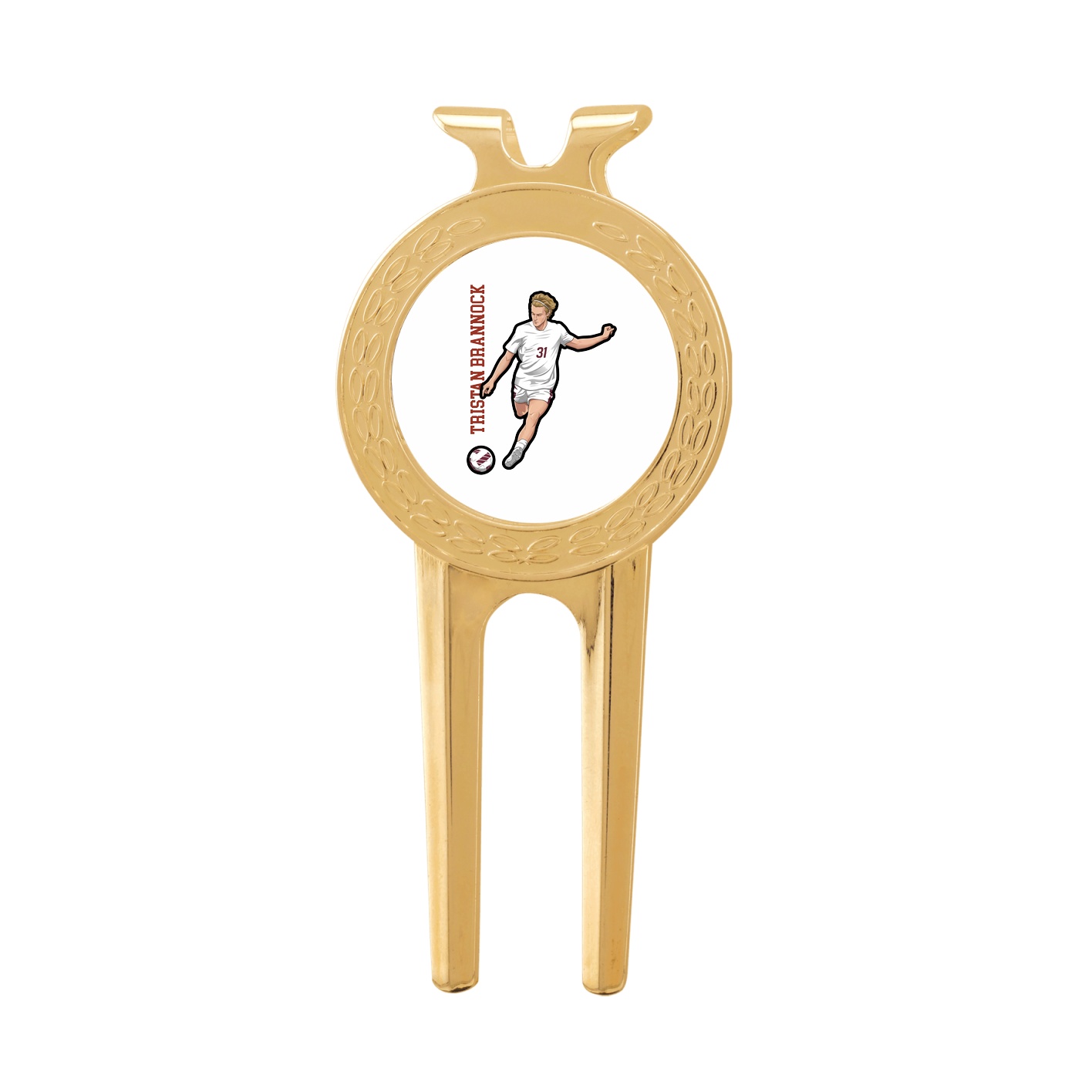 Divot Tool with Ball Marker — Name Vertical in Classic