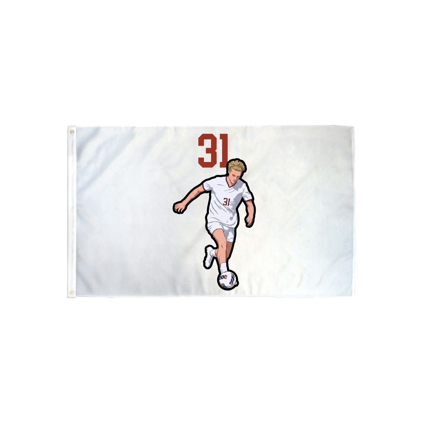 3x5 Flag — Number Top in Classic