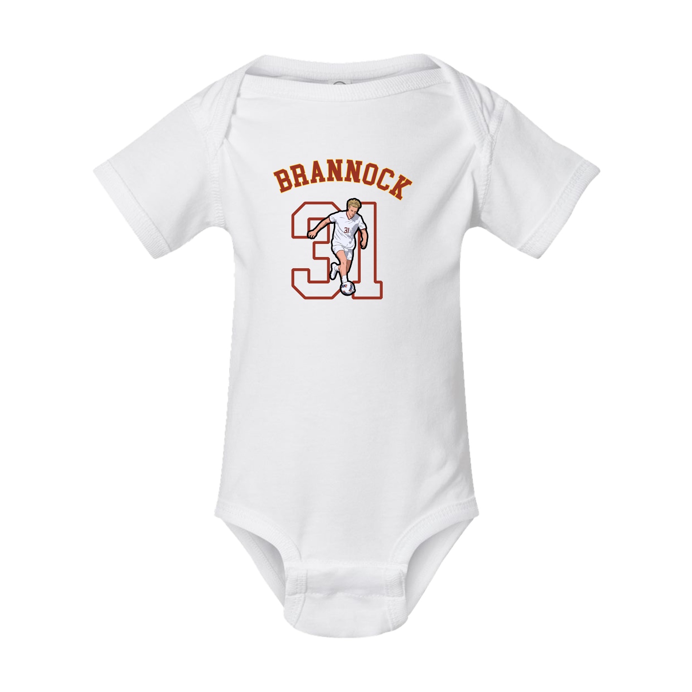 Baby Onesie — Shirsey Arch in White