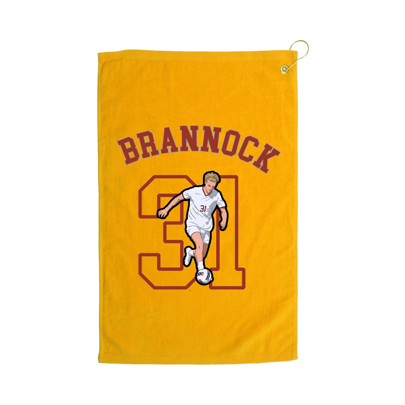 Golf Towel — Shirsey Arch in Gold