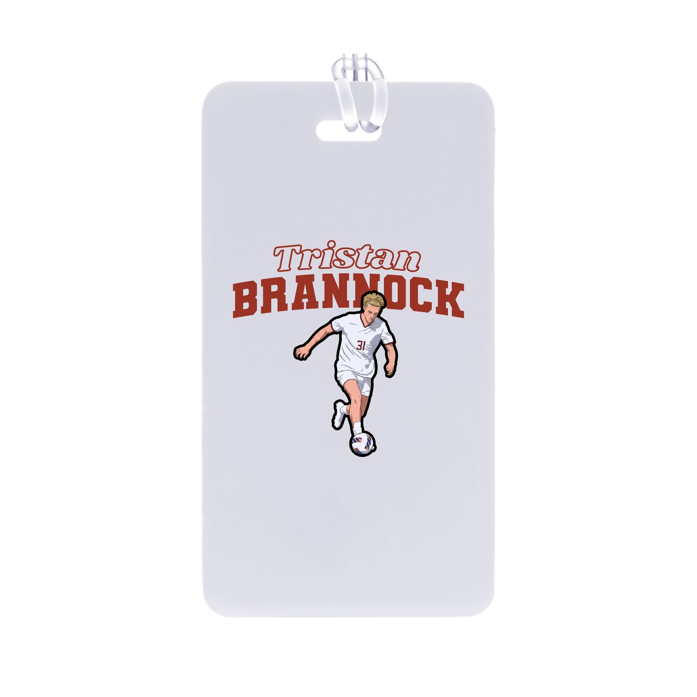 Bag Tag — Name Arch in Classic