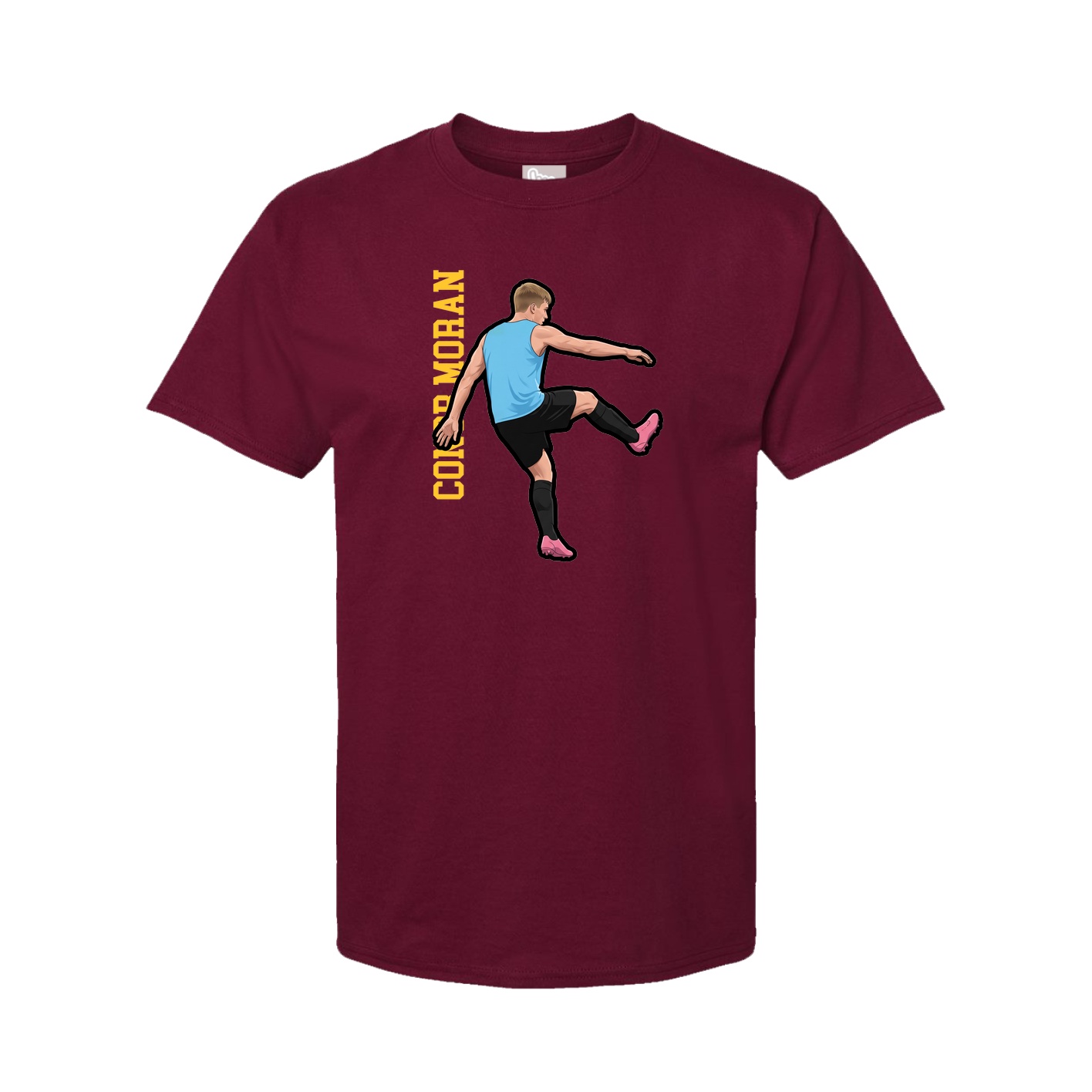 Tee — Name Vertical in Cardinal