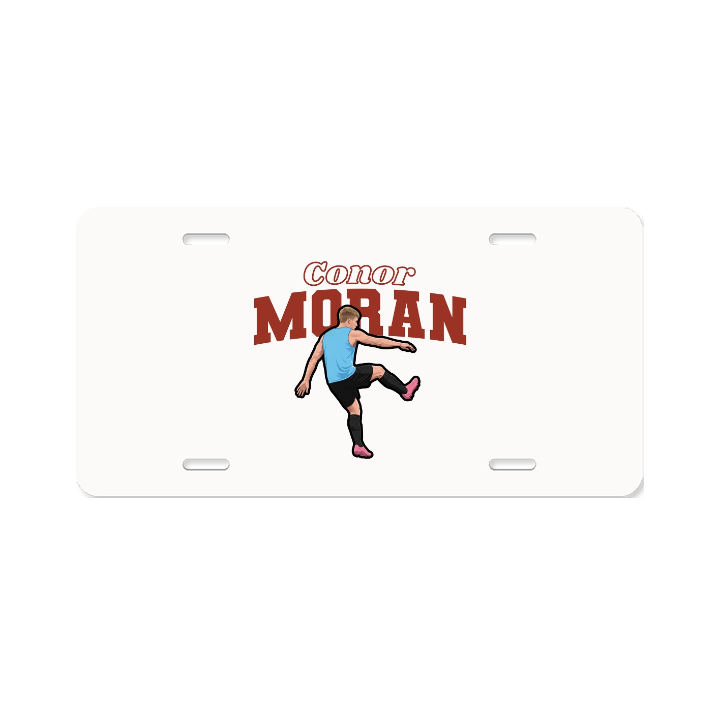 License Plate — Name Arch in Classic