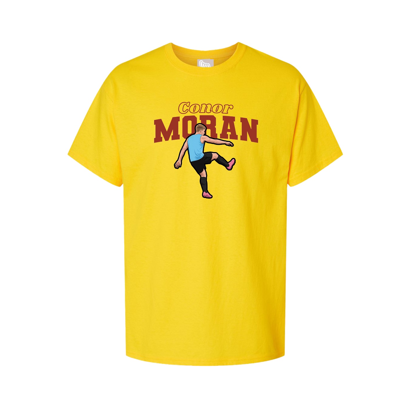 Youth Tee — Name Arch in Gold