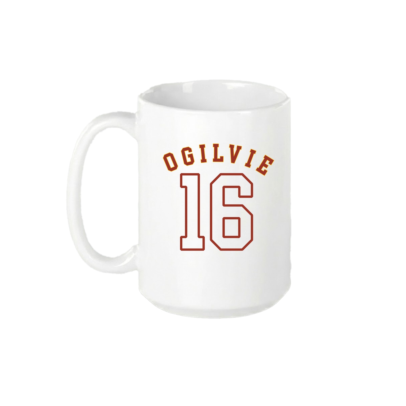 15oz Coffee Mug — Shirsey Arch in White