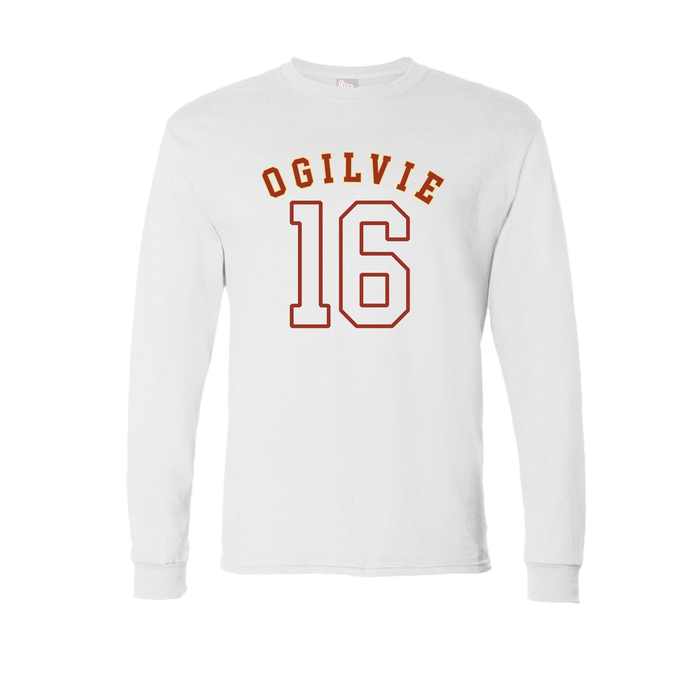 Long Sleeve Tee — Shirsey Arch in White