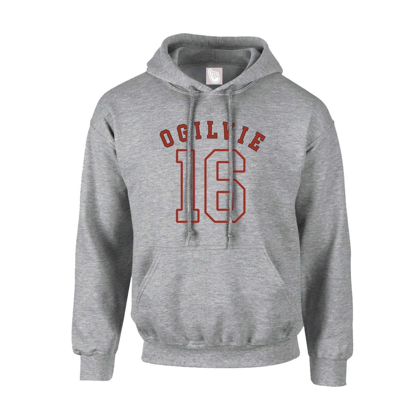 Youth Hoodie — Shirsey Arch in Grey