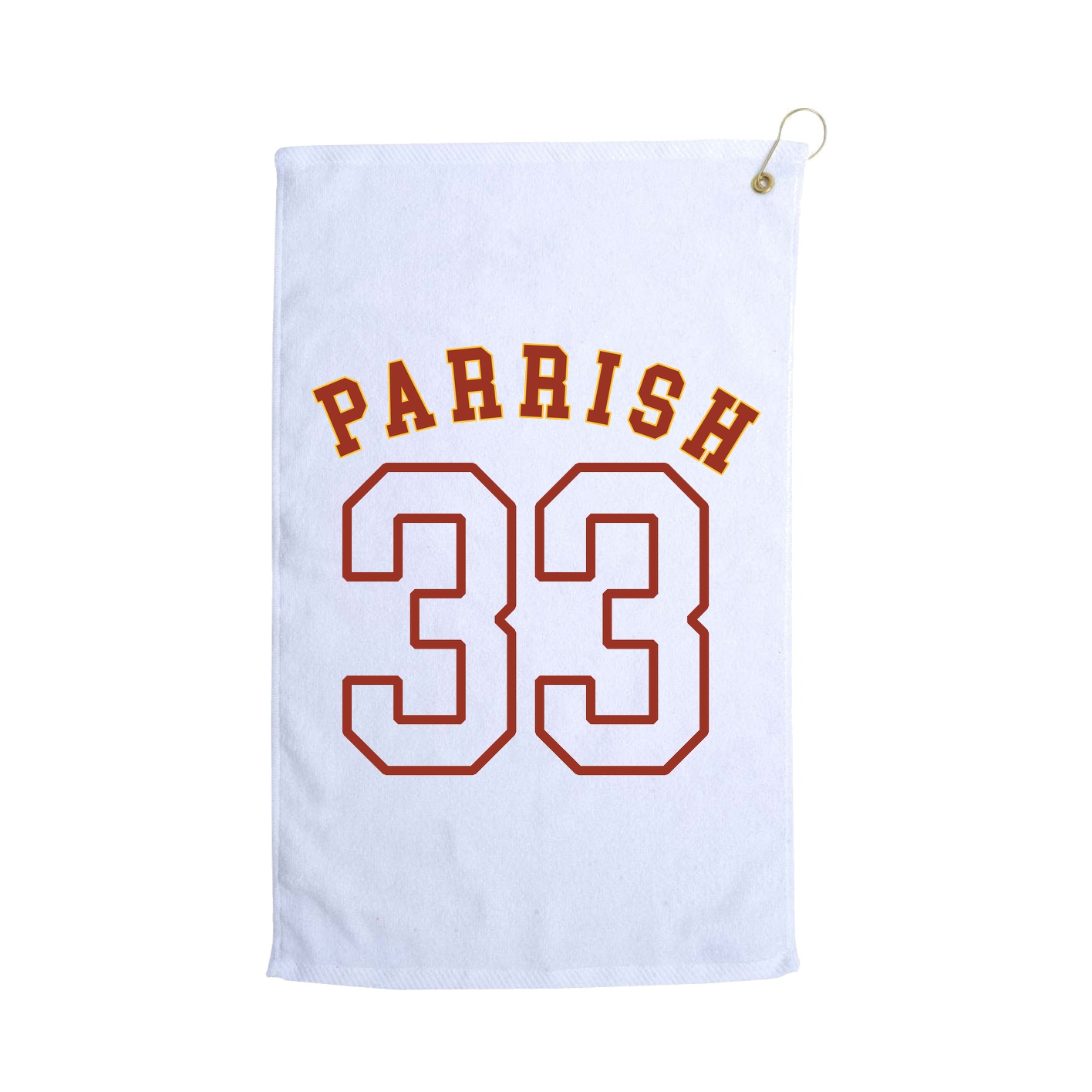 Golf Towel — Shirsey Arch in White