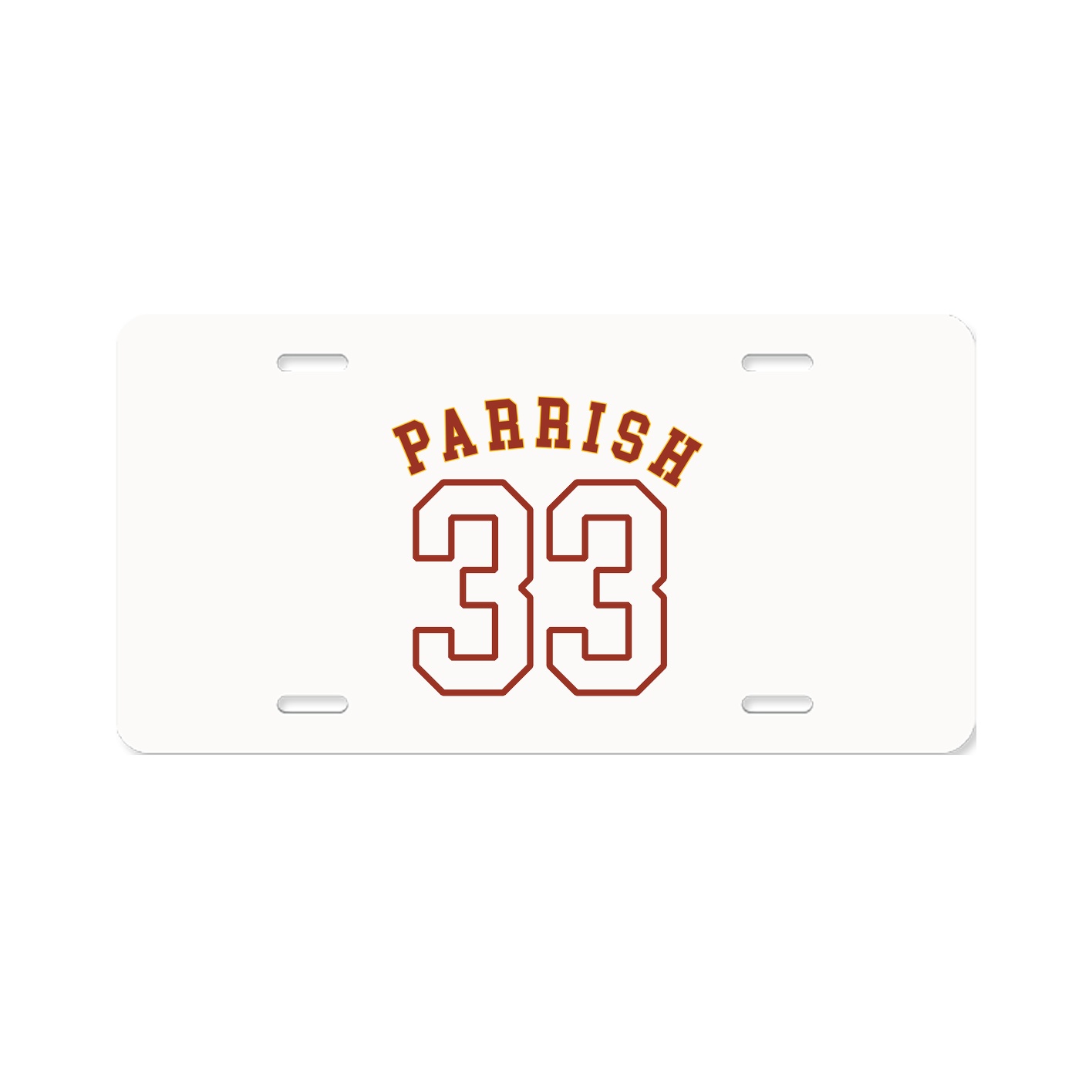 License Plate — Shirsey Arch in Classic