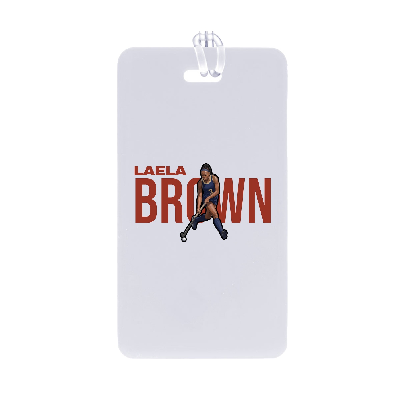 Bag Tag — Player Name in Classic
