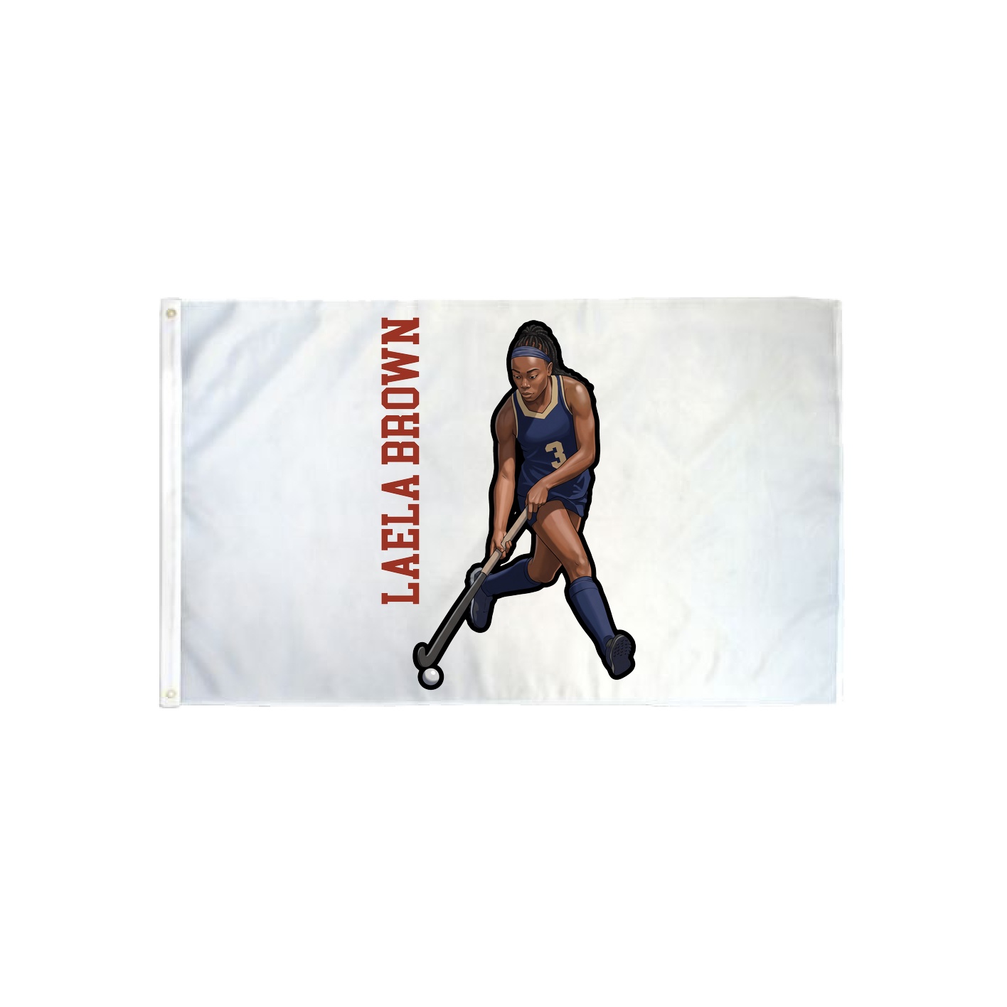 3x5 Flag — Name Vertical in Classic