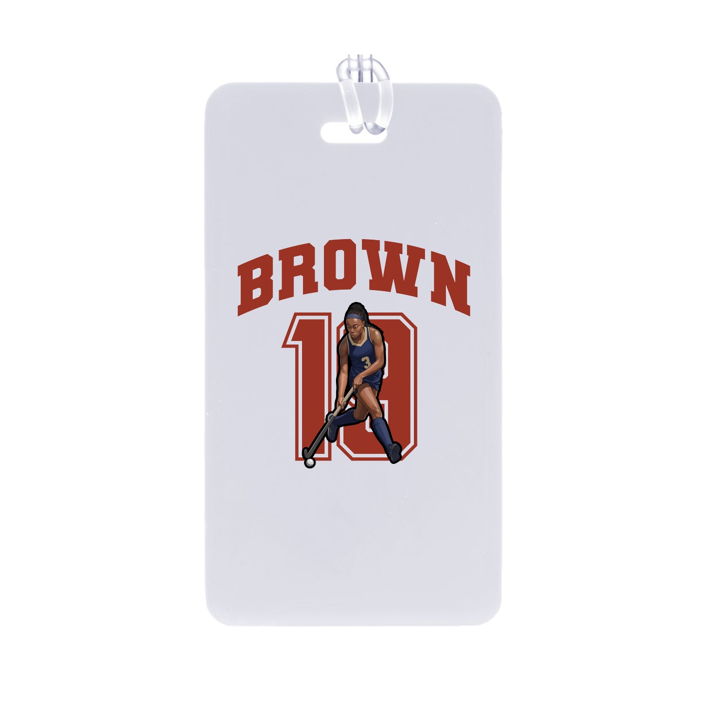 Bag Tag — Number in Classic