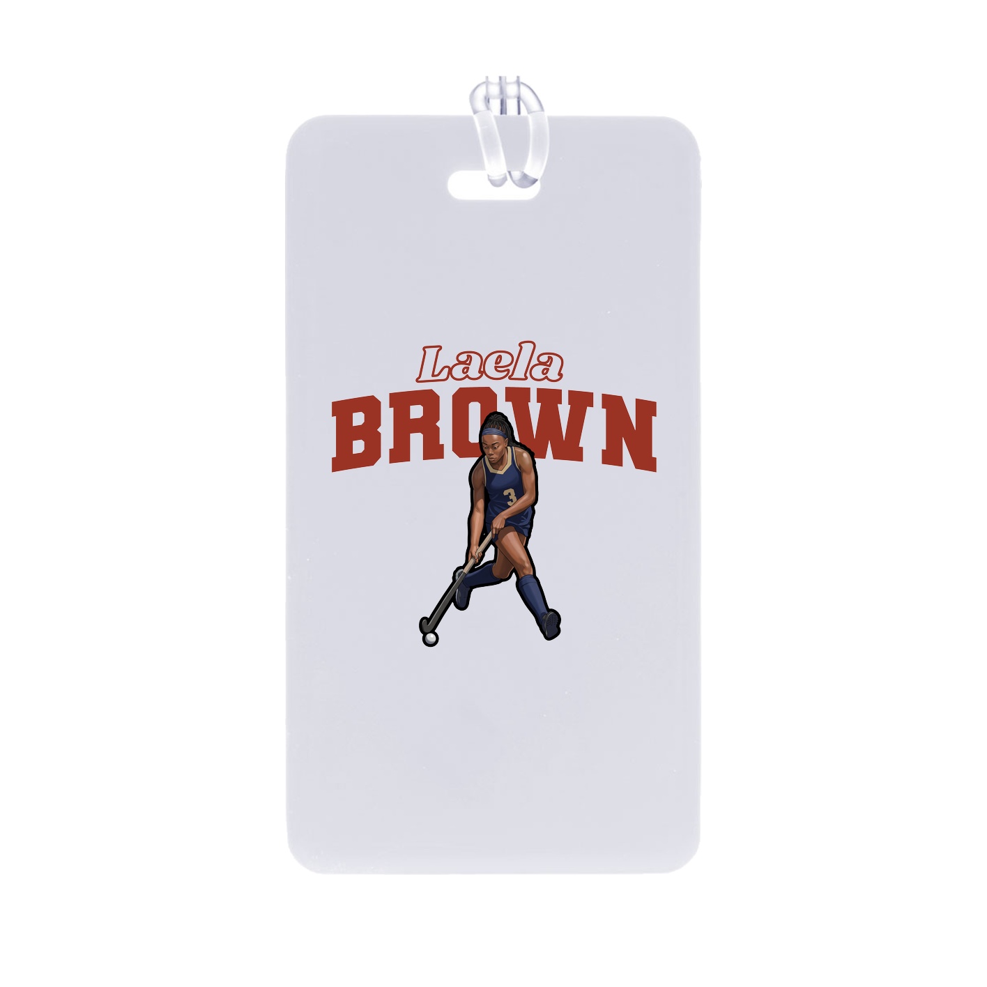 Bag Tag — Name Arch in Classic