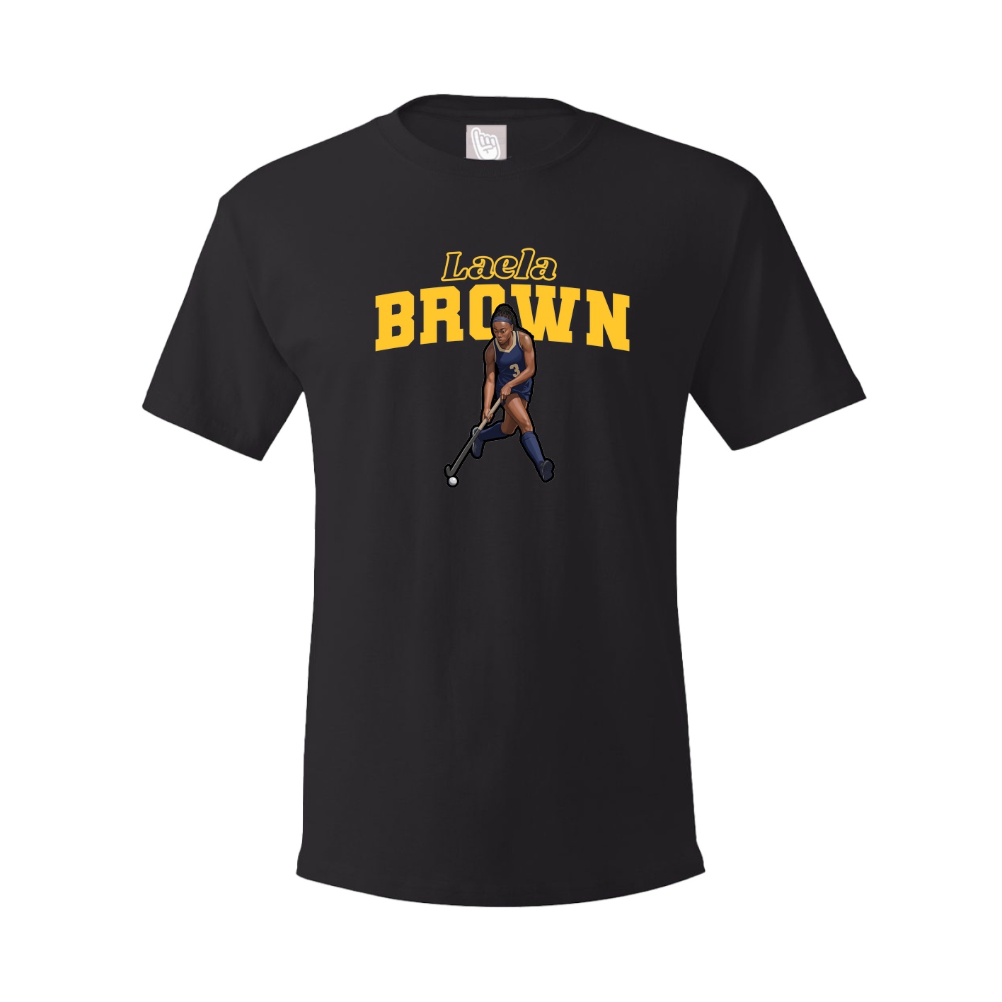 Youth Tee — Name Arch in Black