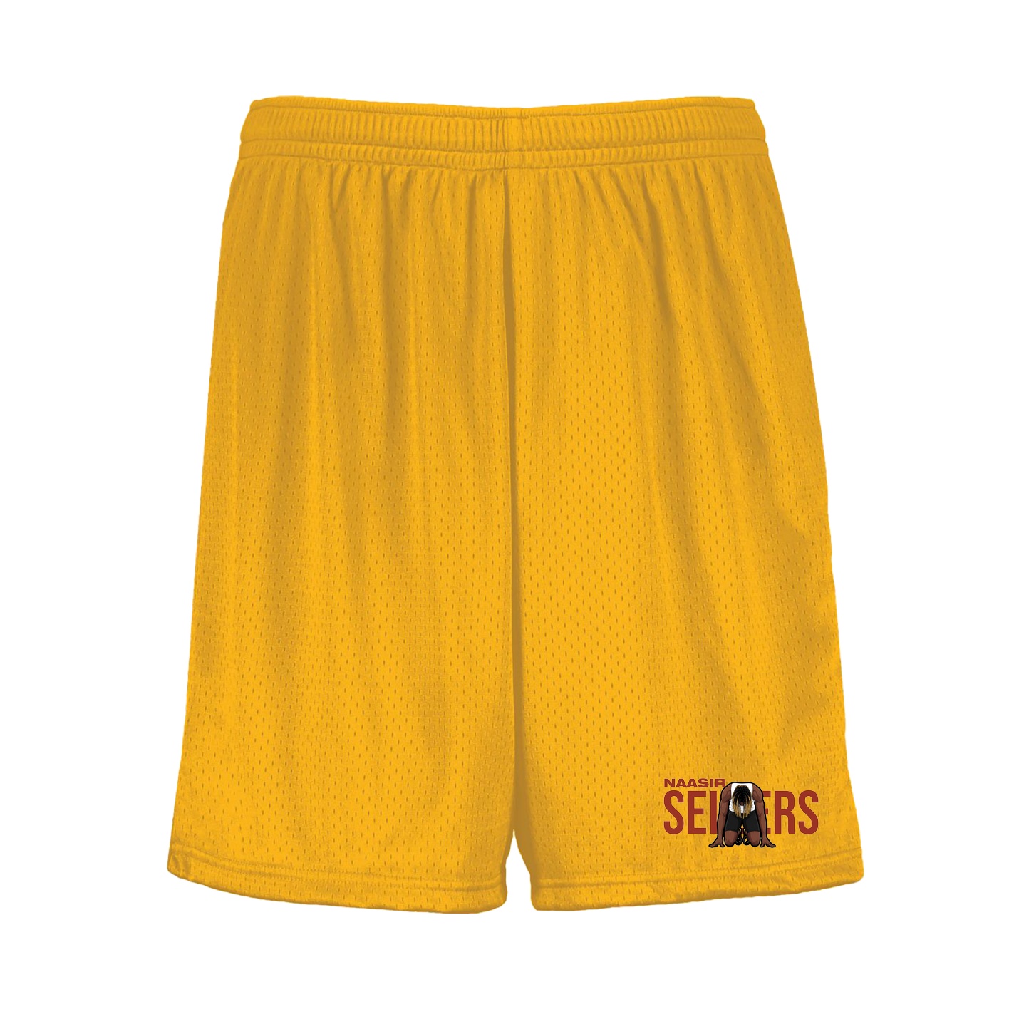 Shorts — Player Name in Gold
