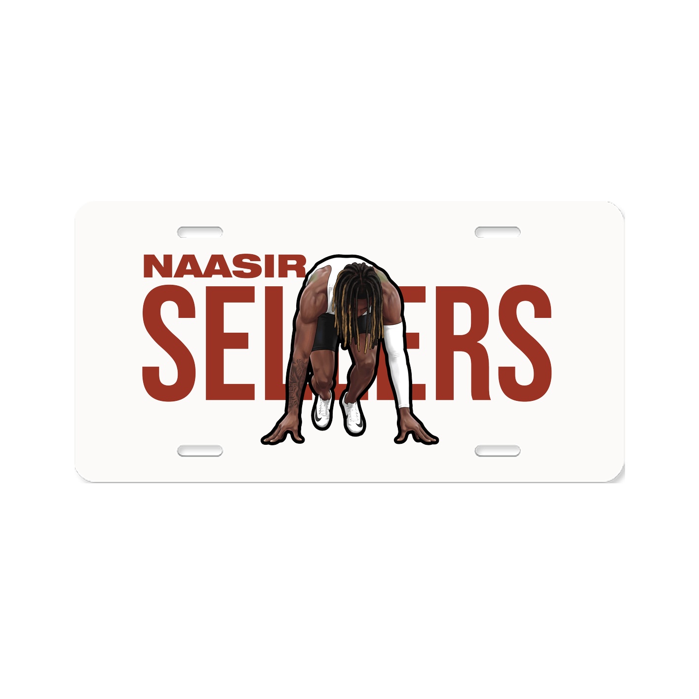 License Plate — Player Name in Classic
