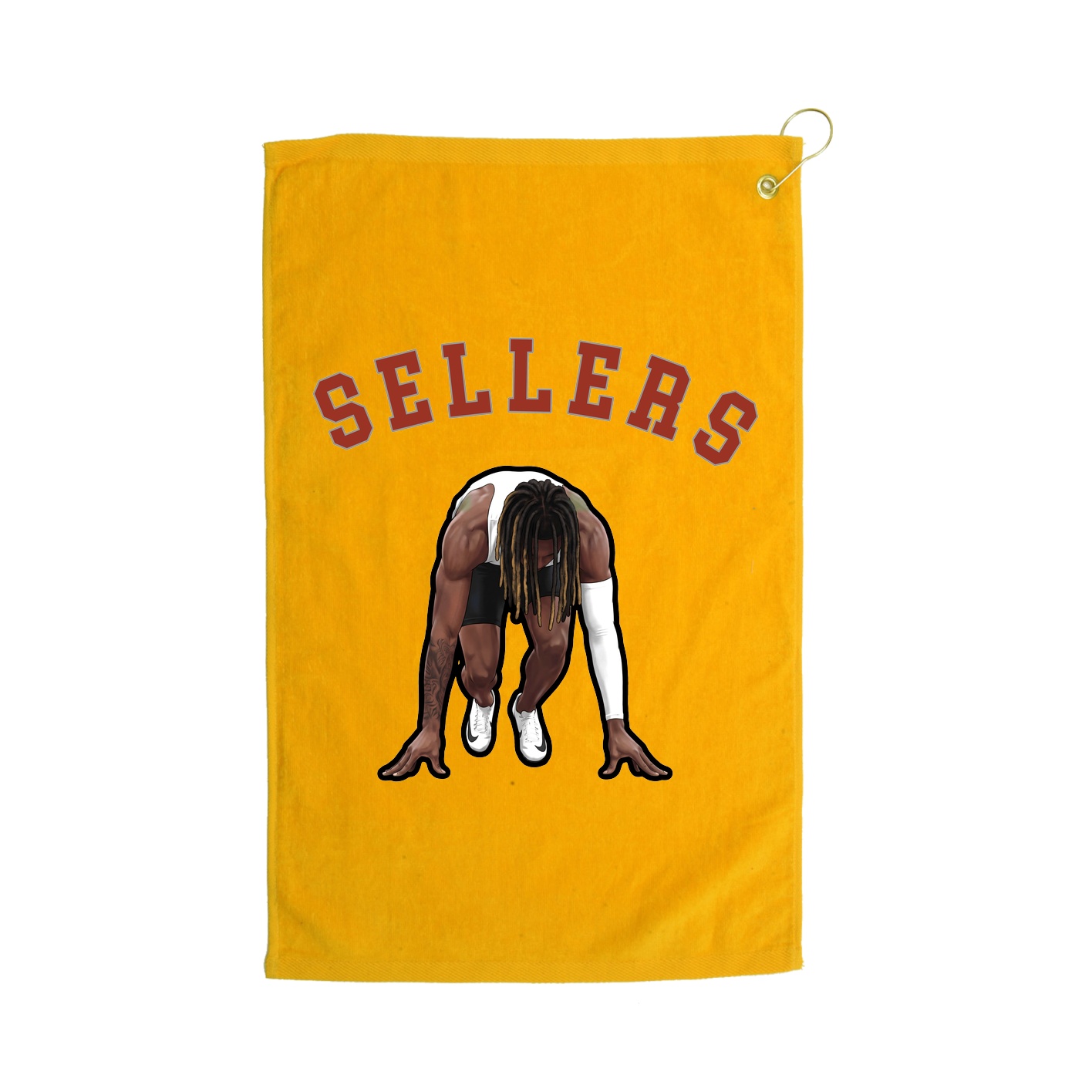 Golf Towel — Shirsey Arch in Gold