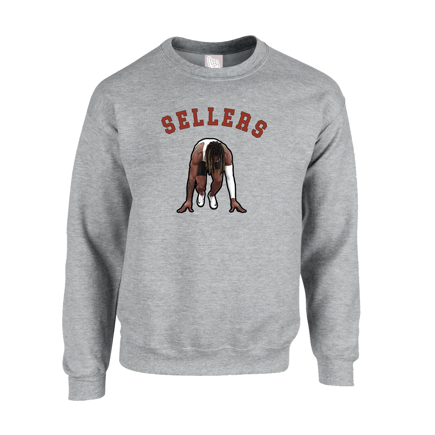 Fleece Crew — Shirsey Arch in Grey