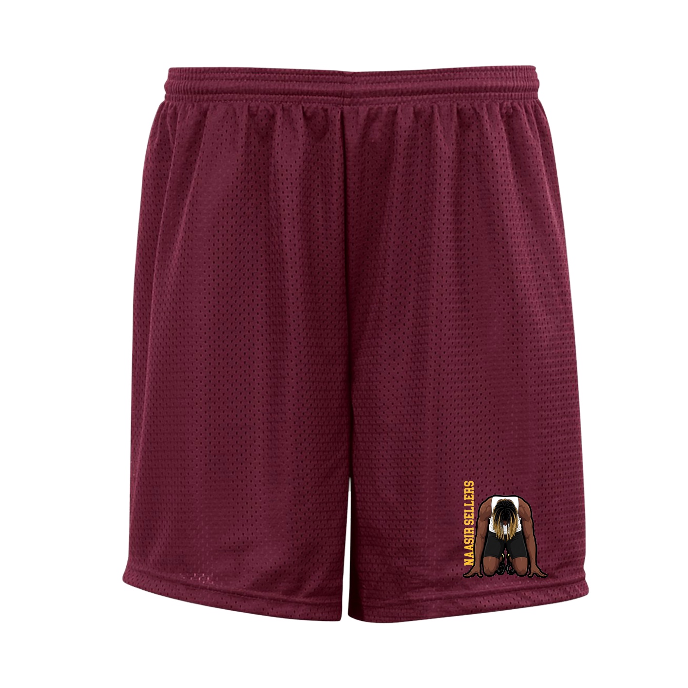 Shorts — Name Vertical in Cardinal