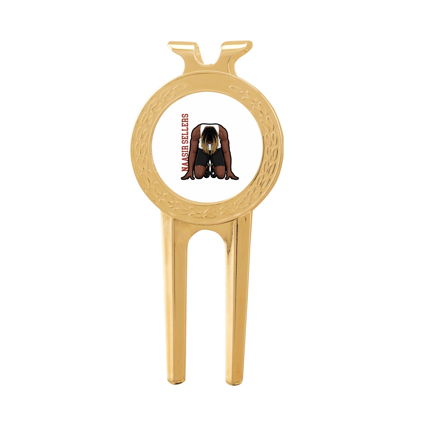 Divot Tool with Ball Marker — Name Vertical in Classic