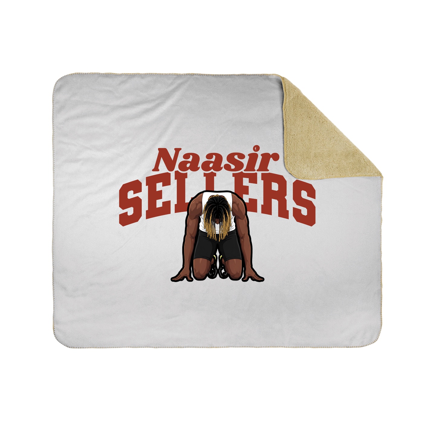 Throw Blanket — Signature Arch in White