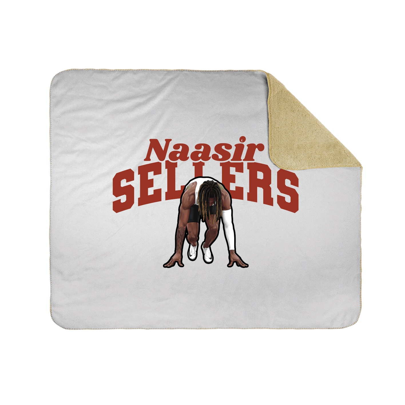 Throw Blanket — Signature Arch in White