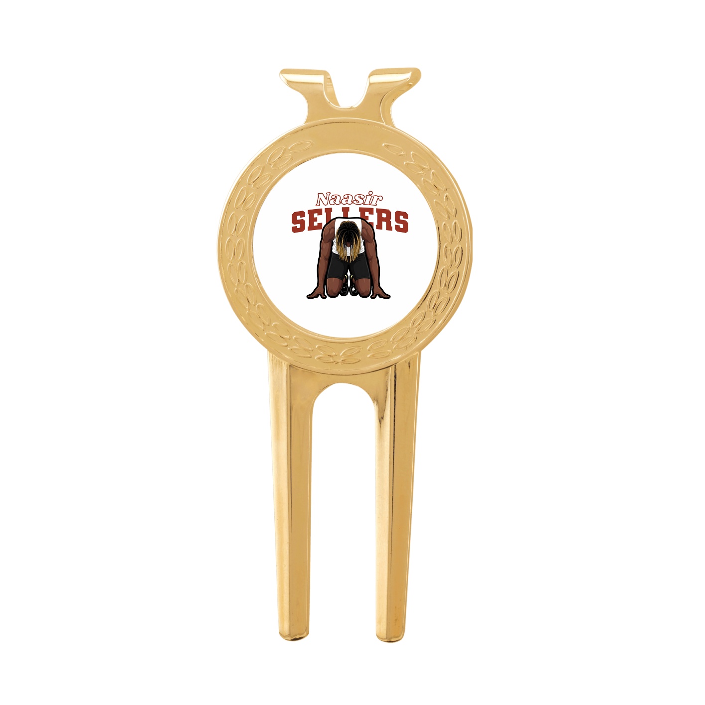 Divot Tool with Ball Marker — Name Arch in Classic