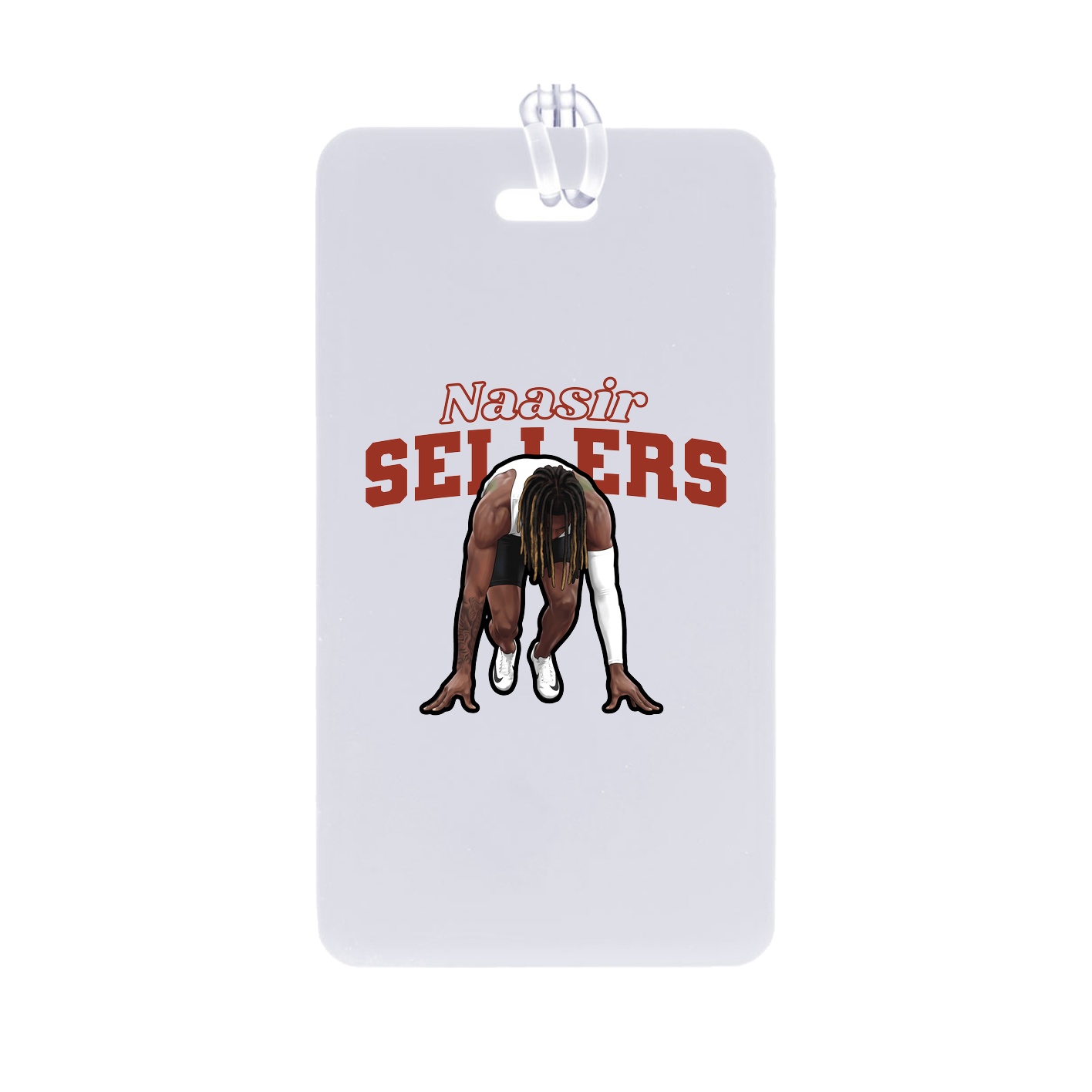 Bag Tag — Name Arch in Classic