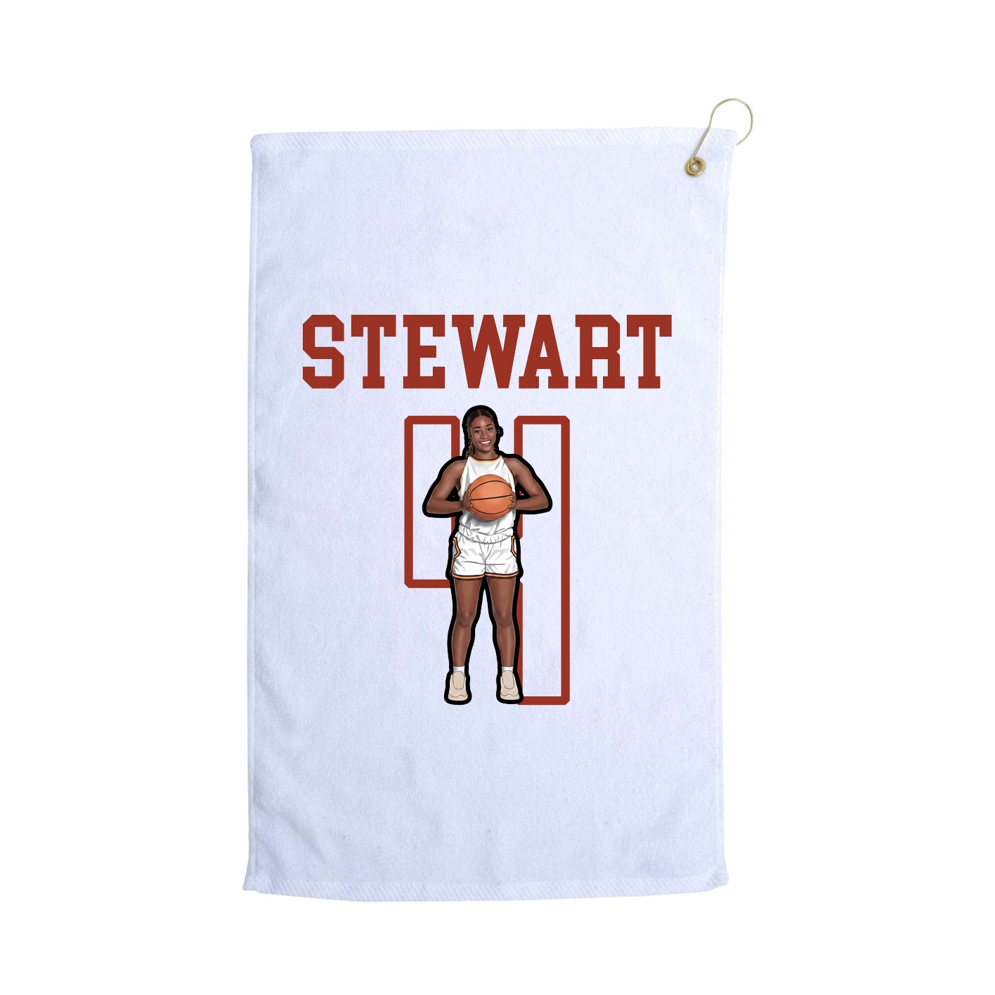 Golf Towel — Shirsey in White