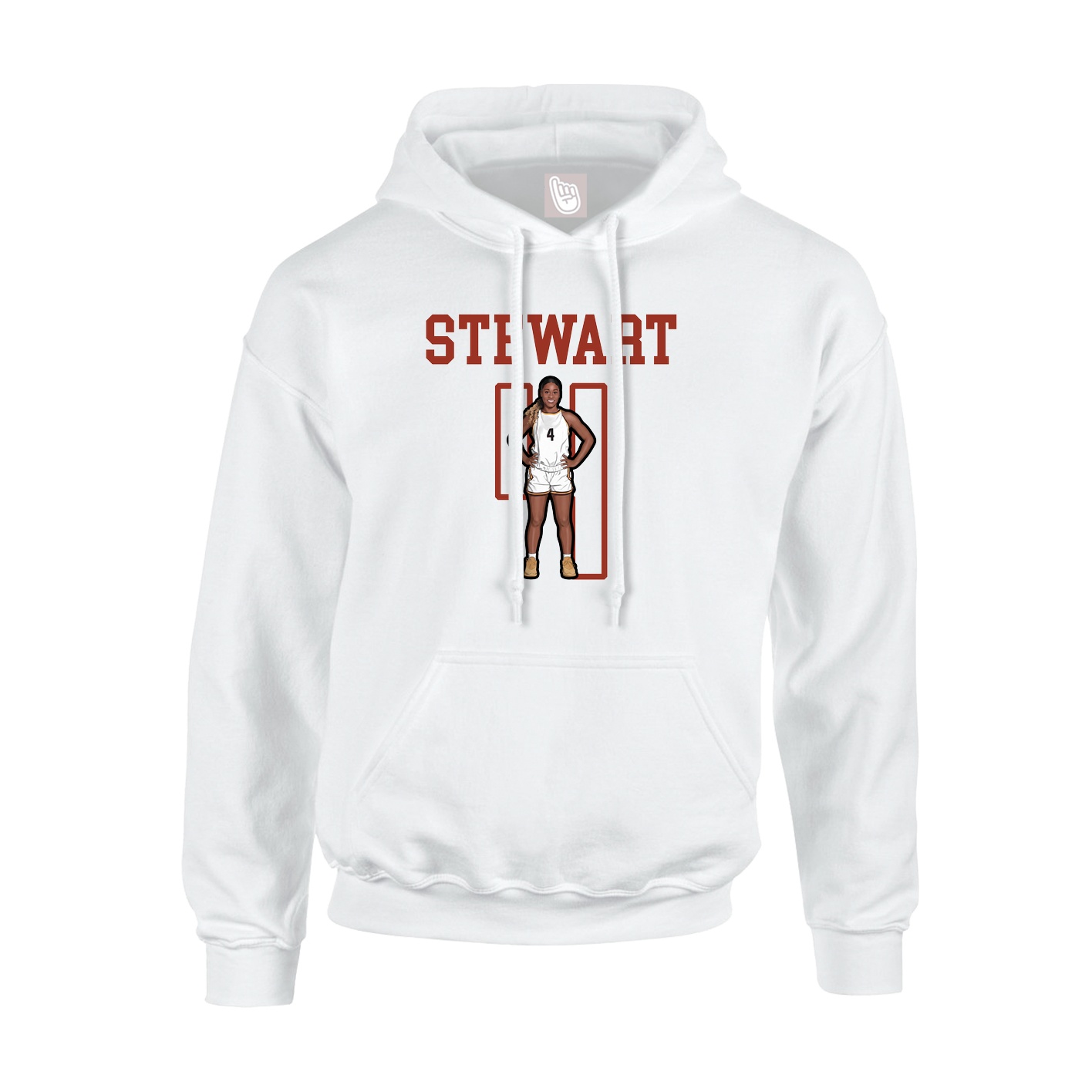 Hoodie — Shirsey in White