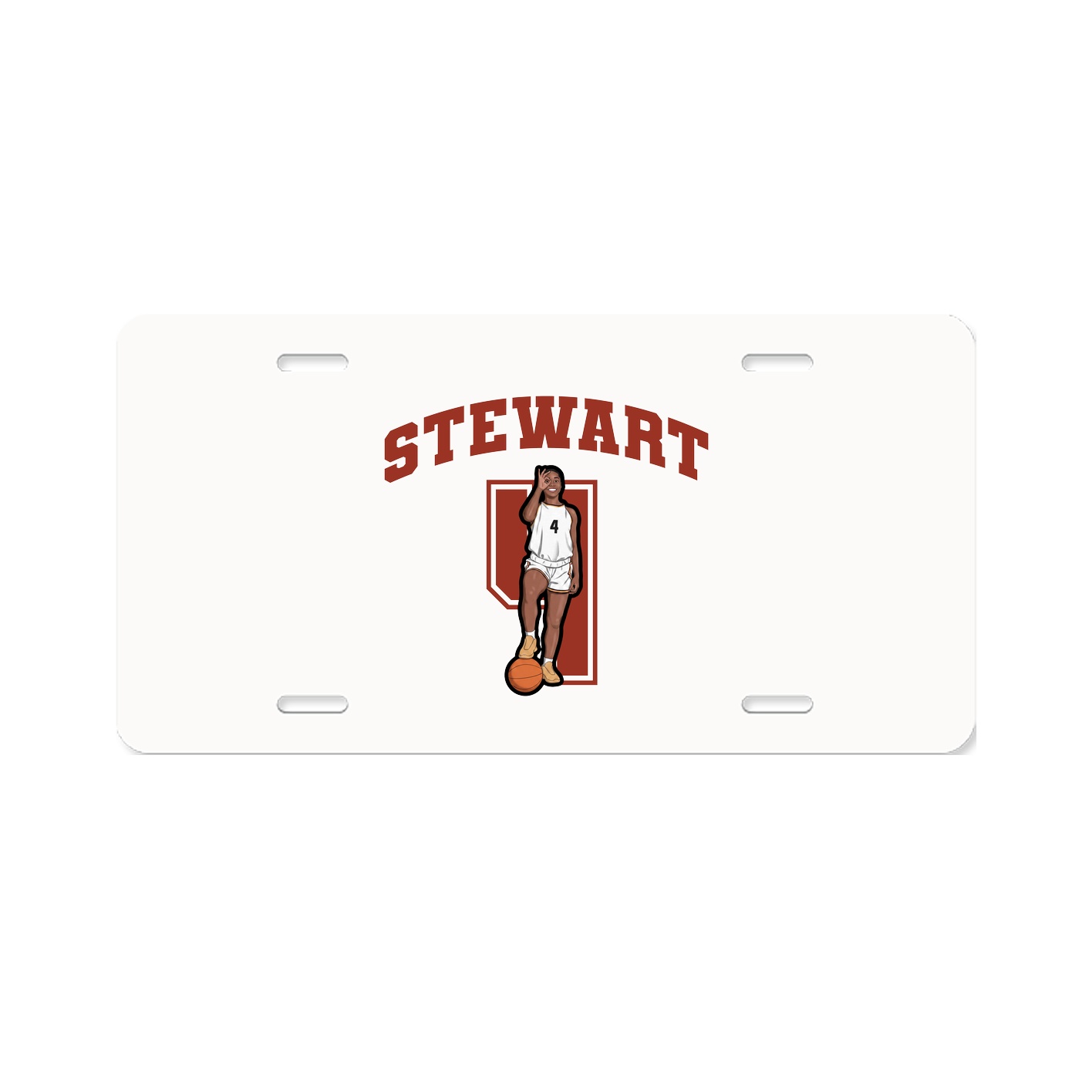 License Plate — Number in Classic