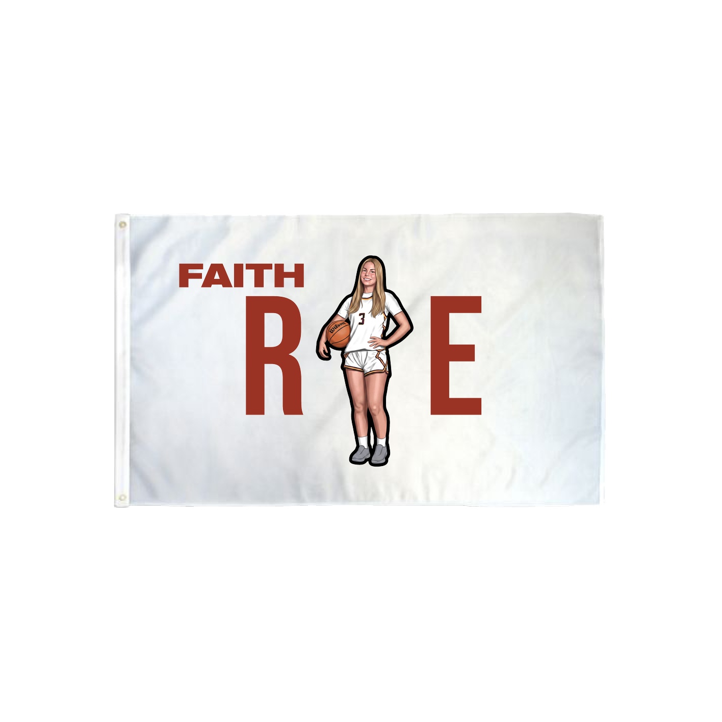 3x5 Flag — Player Name in Classic