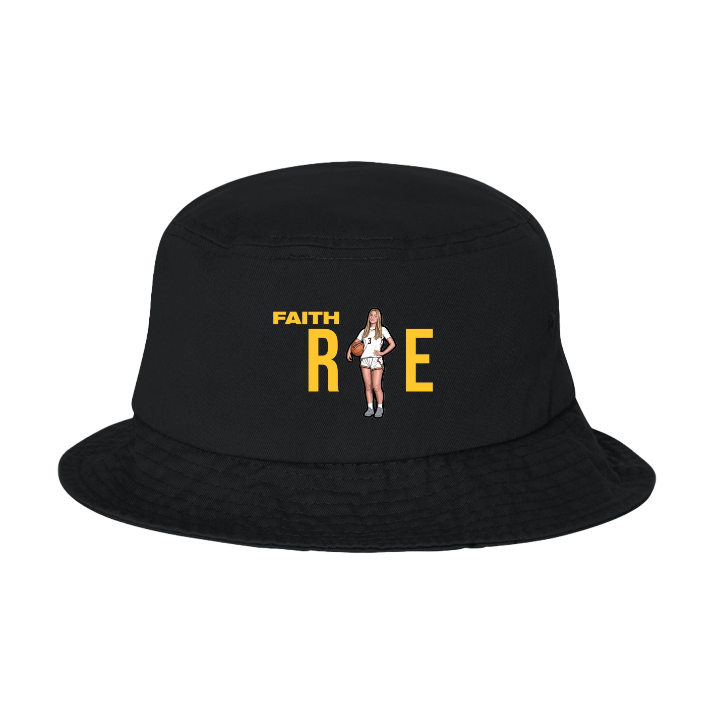 Bucket Cap — Player Name in Black
