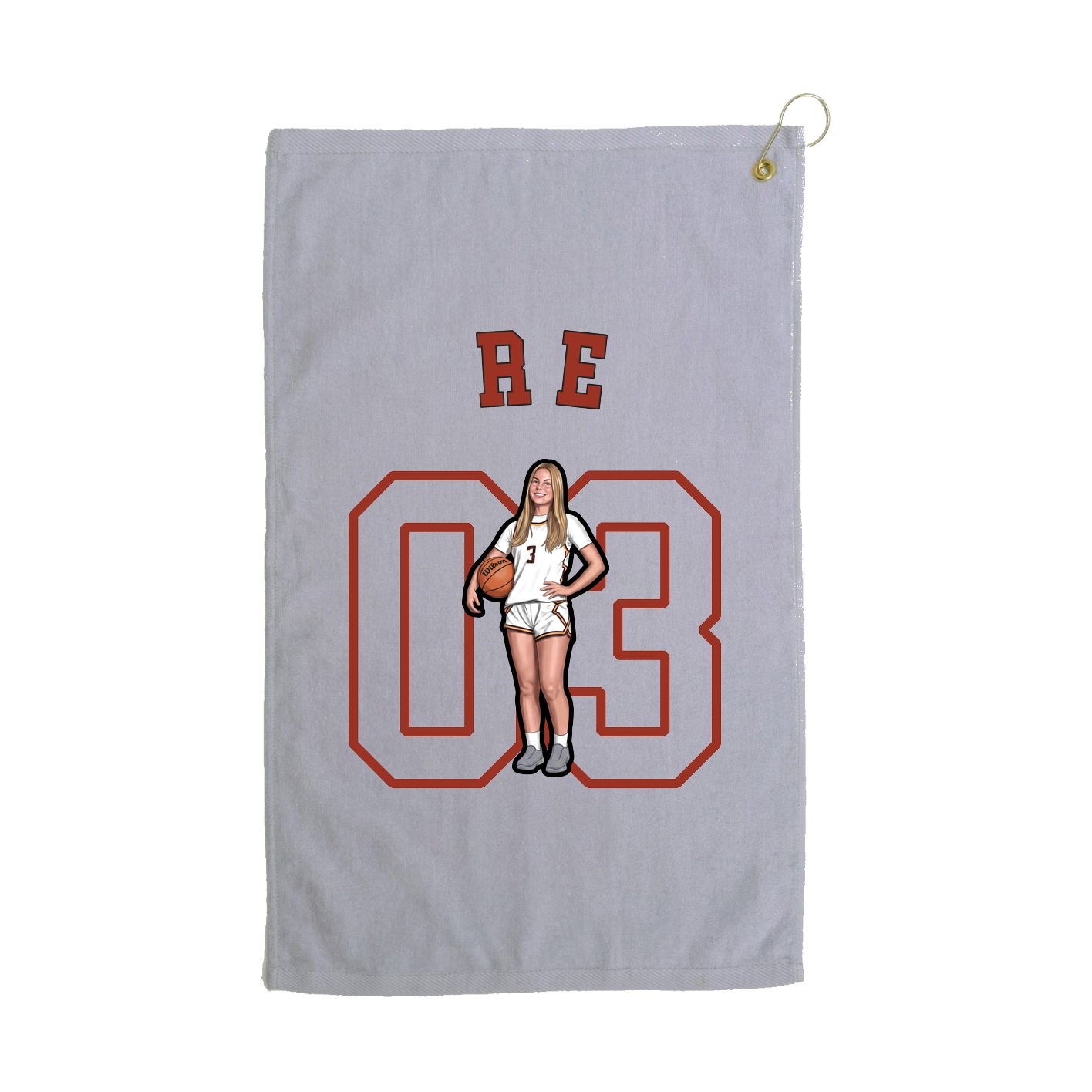 Golf Towel — Shirsey Arch in Grey