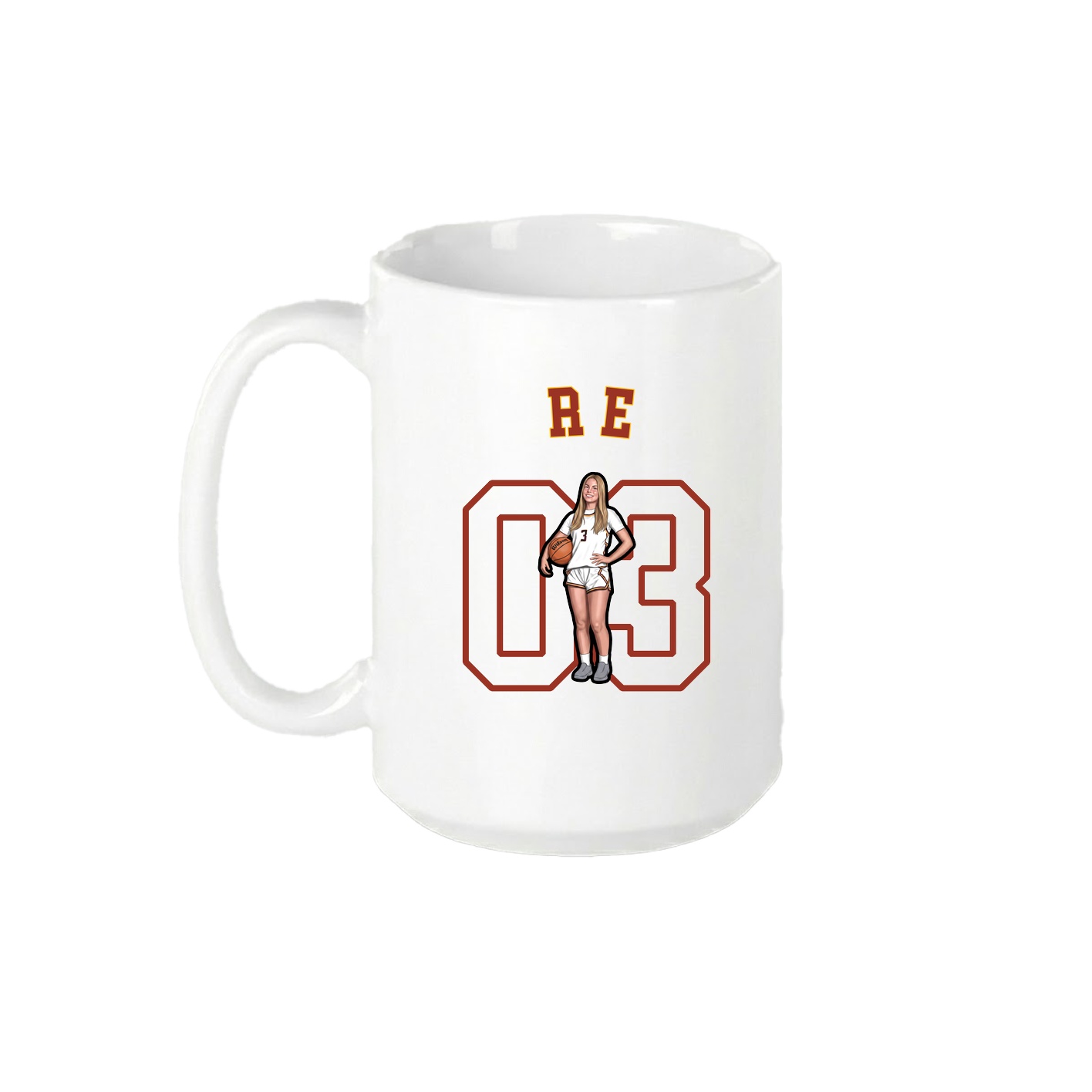 15oz Coffee Mug — Shirsey Arch in White