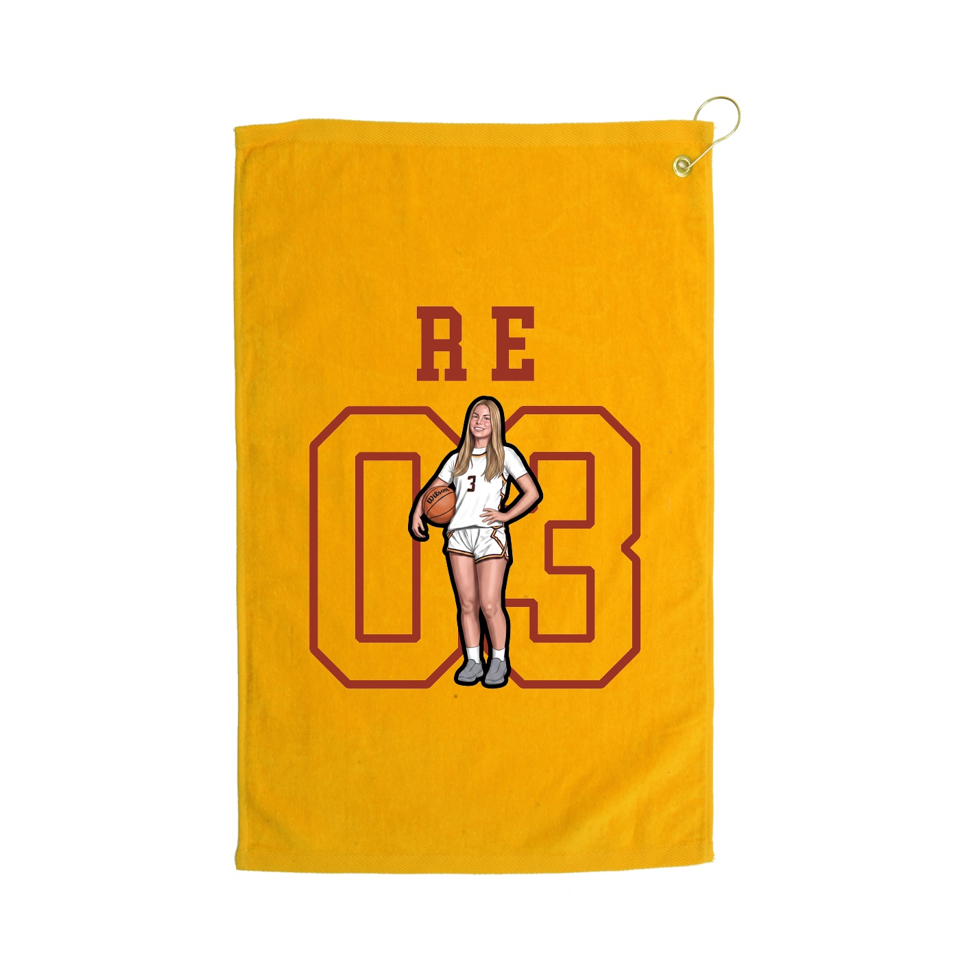 Golf Towel — Shirsey in Gold