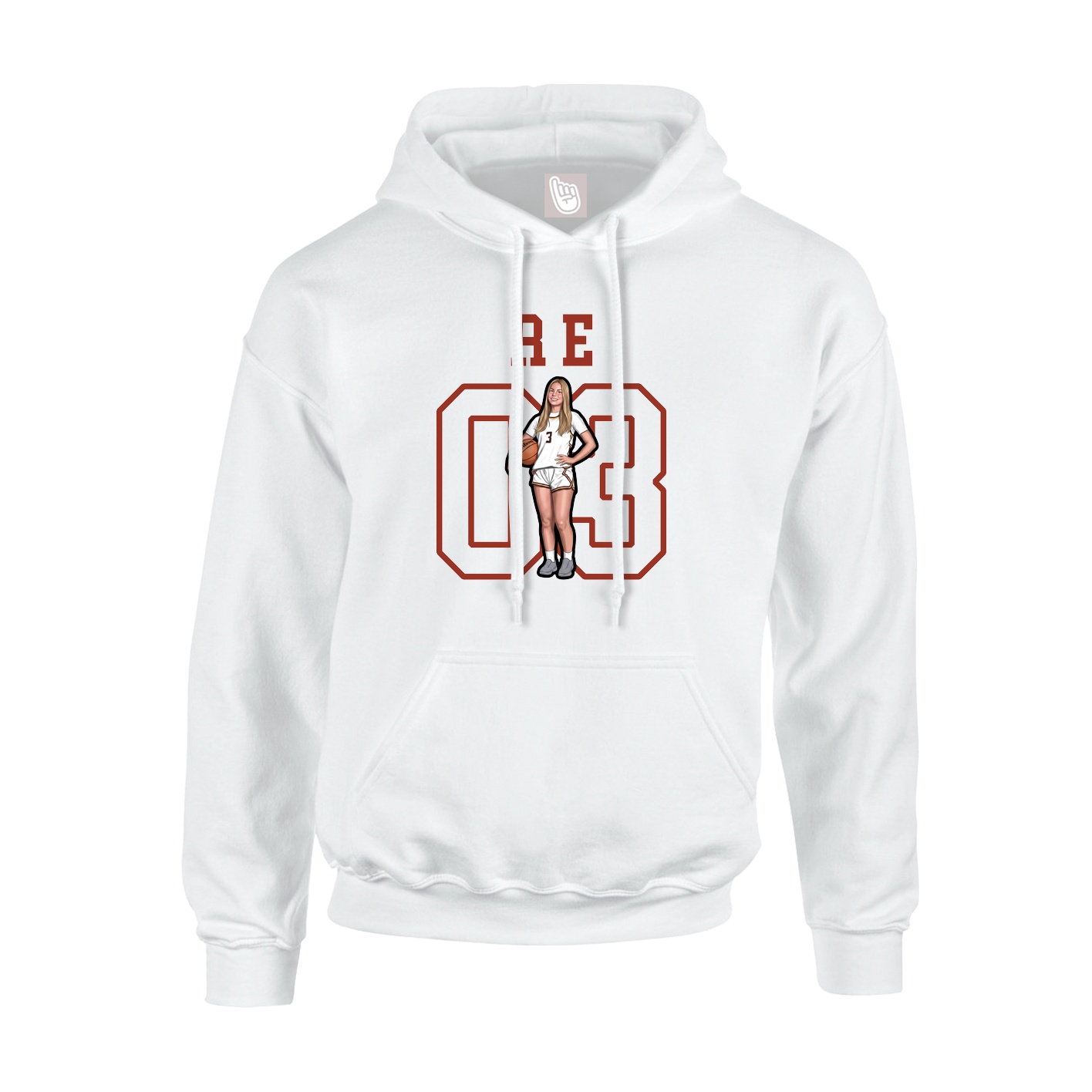 Youth Hoodie — Shirsey in White