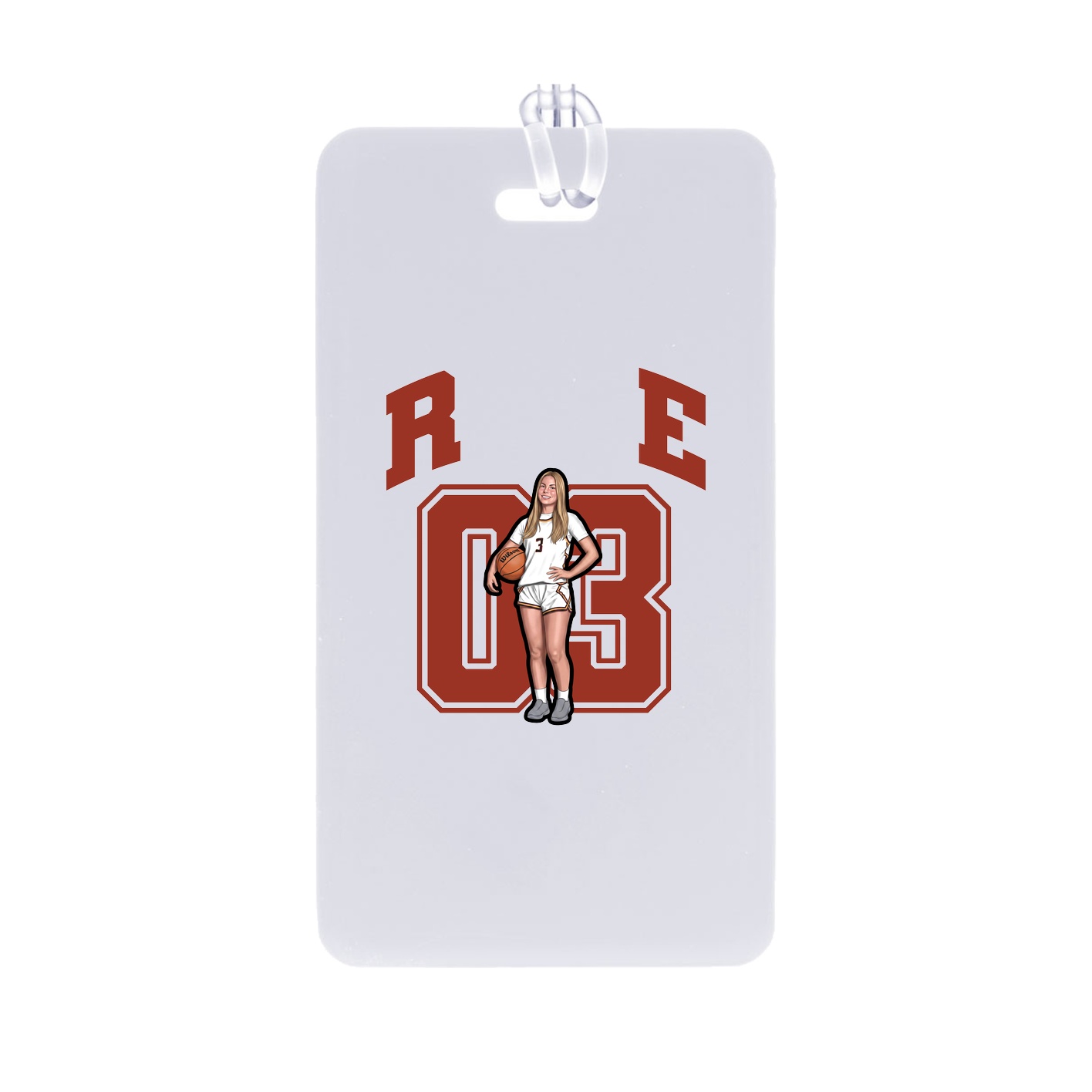 Bag Tag — Number in Classic