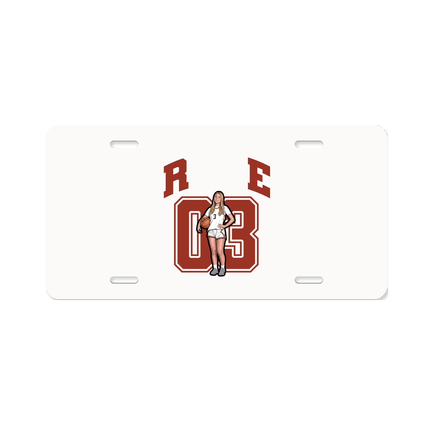 License Plate — Number in Classic