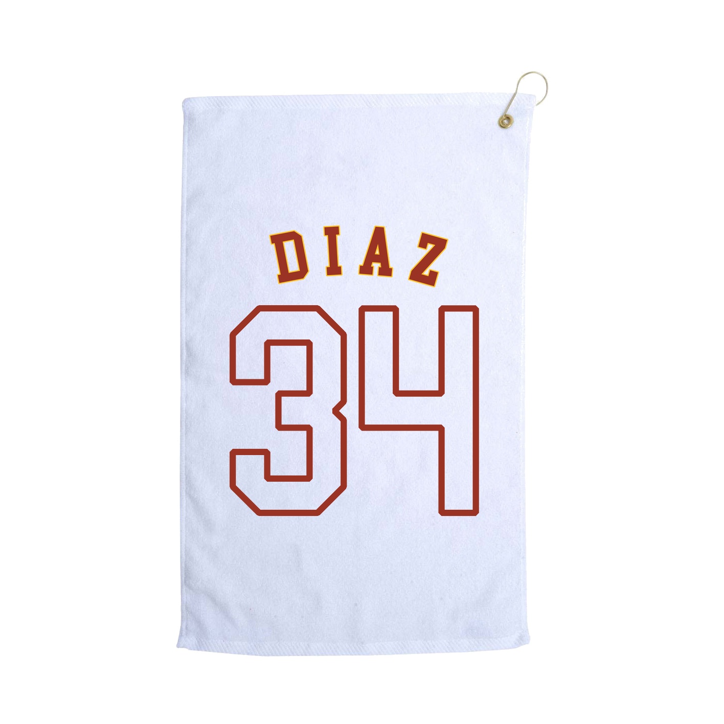Golf Towel — Shirsey Arch in White
