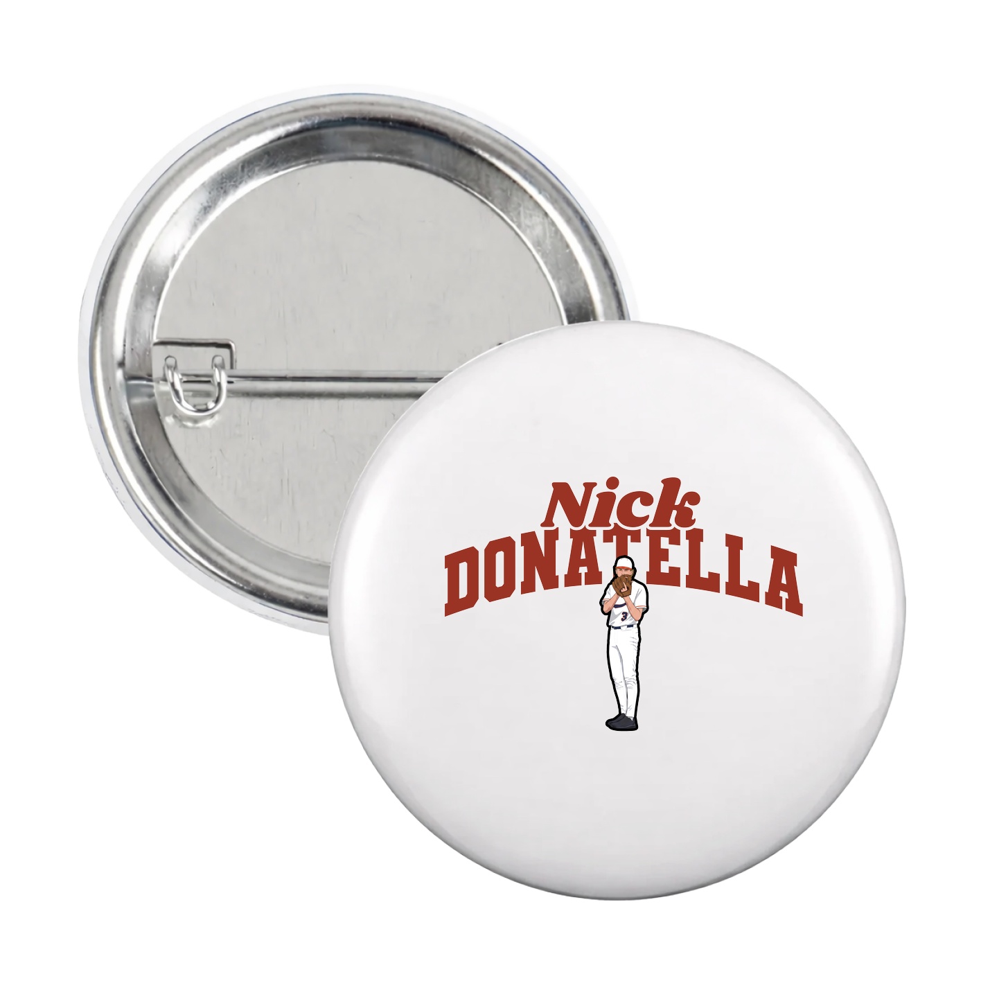 Game Day Button — Signature Arch in White